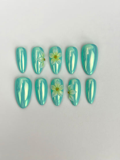 Pacifica — press-on nails faits main Melaura